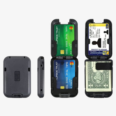 Multi Function Flip Wallet RFID Scan Proof Secure Card Holder