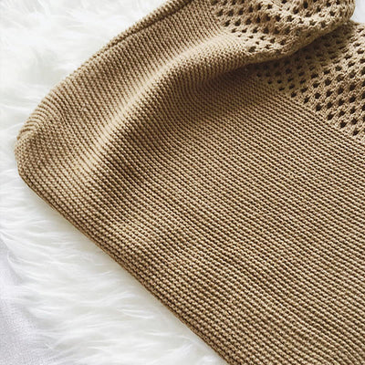 Tote Bag For Women Ethnic Style Wool Knitted Shoulder Bag