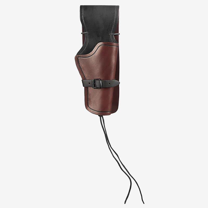 Retro Universal Leather Holster Medieval Cowboy Holster with Belt Loop