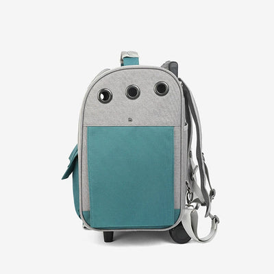 Portable Pet Carrier For Outdoor Large Breathable Oxford Cat Backpack