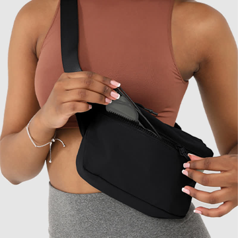 Unisex Sports Belt Bag Waist Pack Small Workout Pouch Chest Bag