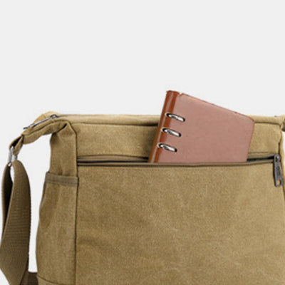 Vintage Large Capacity Canvas Messenger Bag