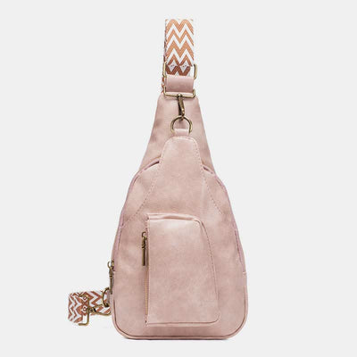 Vintage Soft Leather Sling Bag for Women Large Capacity Shoulder Daypack
