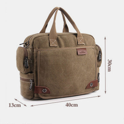 Large Capacity British Style Messenger Bag