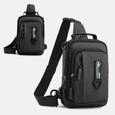 Practical Crossbody Sling Bag For Men Waterproof Travel Satchel Purse