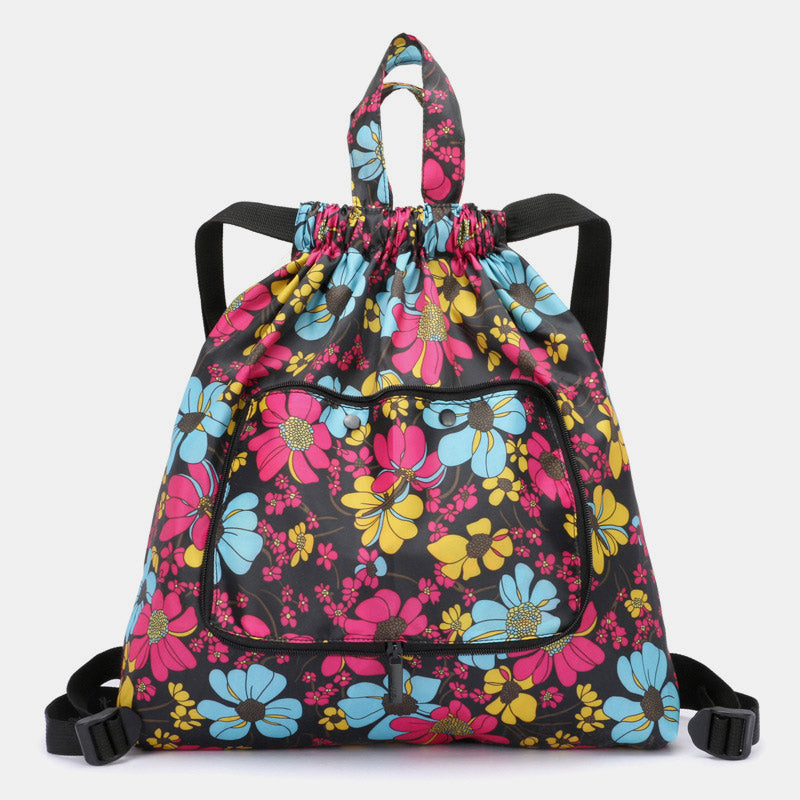 Multifunctional Foldable Backpack With Lanyard