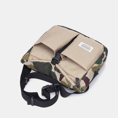Water Resistant Tactical Shoulder Bag for Men Lightweight Nylon Crossbody Bag