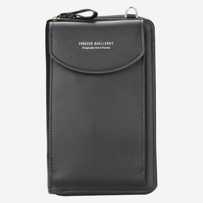 Large Capacity Elegant Long Crossbody Wallet With Phone Position