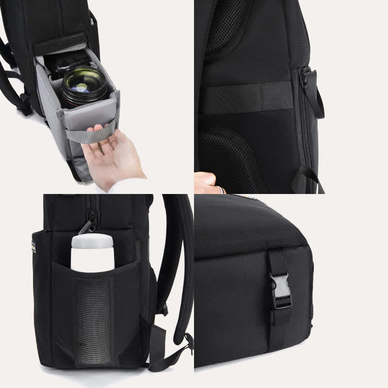 Durable Waterproof Camera Backpack Large Camera Case with Laptop Compartment