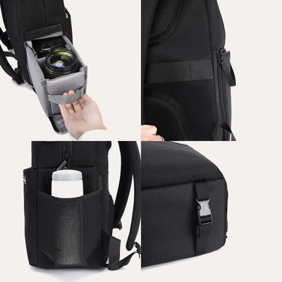 Durable Waterproof Camera Backpack Large Camera Case with Laptop Compartment