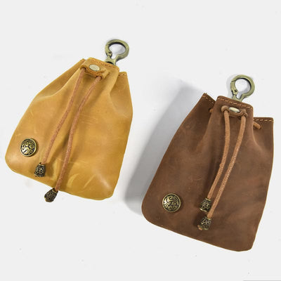 Wallet For Women Vintage Leather Mini Shopping Coin Purse Bag