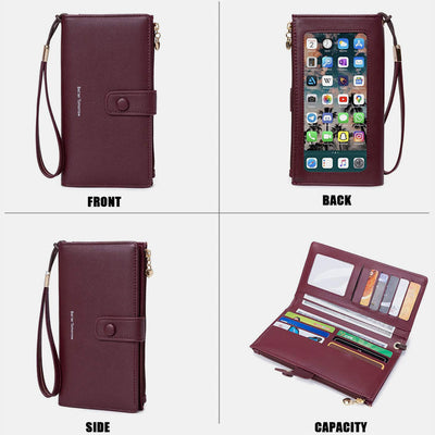 Touch Screen Large Capacity Mobile Phone Bag Purse
