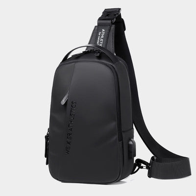 Waterproof Sling Bag Outdoor Casual Chest Bag for Hiking Cycling Traveling