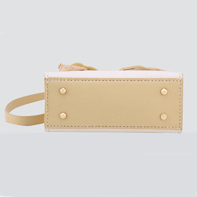 DIY Handbag For Women Retro With Silk Scarf Crossbody Bag