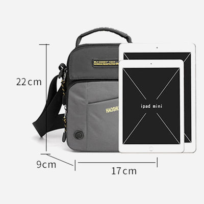 Crossbody Bag For Men Casual Daily Commute Waterproof Nylon Bag