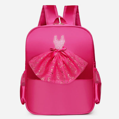 Girls Dance Backpack Ballerina Dress Decor Kids Dance Schoolbag