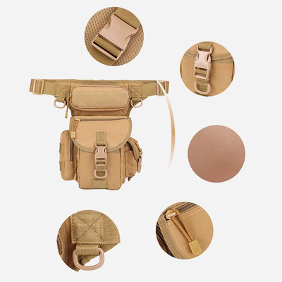 Multipurpose Leg Bag For Men Outdoor Riding Military Oxford Tactical Bag