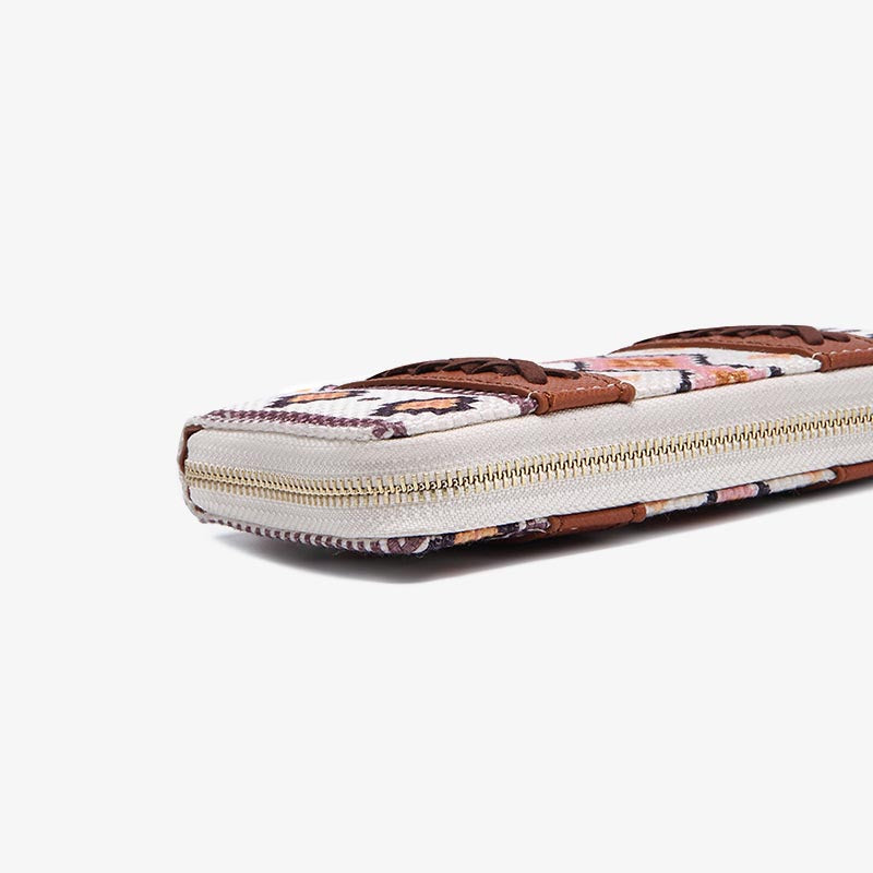 Bohemian Wallet Vintage Canvas Ethnic Style Small Clutch For Women