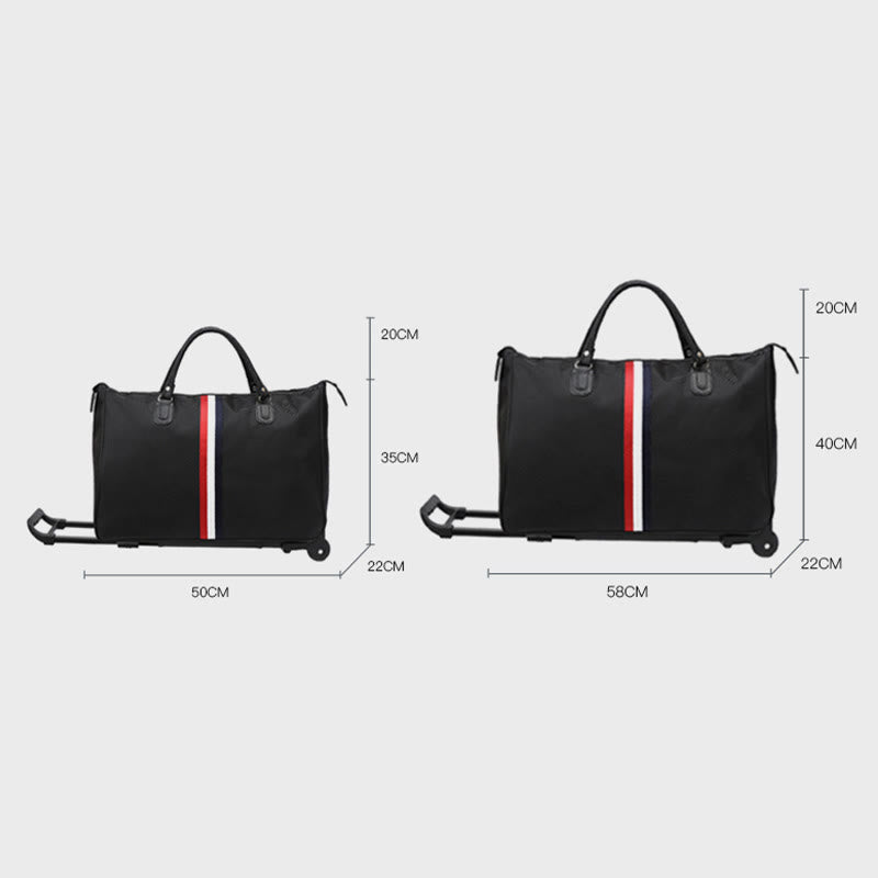 Pull Rod Travel Bag Women Men Lightweight Minimalist Duffel Bag