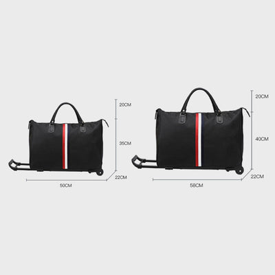 Pull Rod Travel Bag Women Men Lightweight Minimalist Duffel Bag