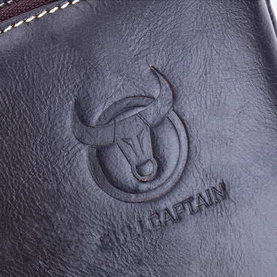 Large Capacity Genuine Leather Sling Bag