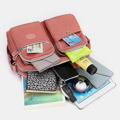 Lightweight Handbag Crossbody Purse Multi Pocket Travel Work Shoulder Messenger Bag