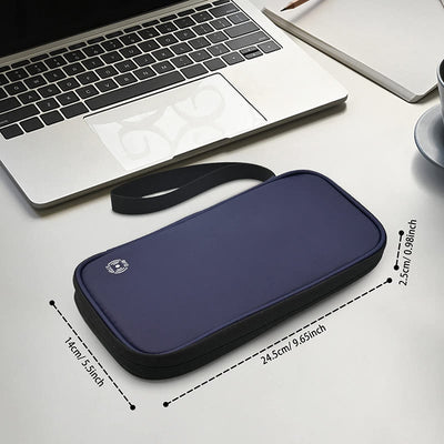 Multifunctional Storage Bag For Travel Waterproof RFID Passport Holder