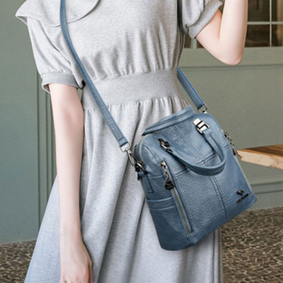 Multifunctional Large Capacity Elegant Shoulder Bag Crossbody Bag Backpack
