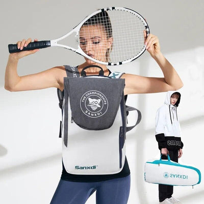 Tennis Racket Bag For Teens Waterproof Multi Functional Folding Backpack