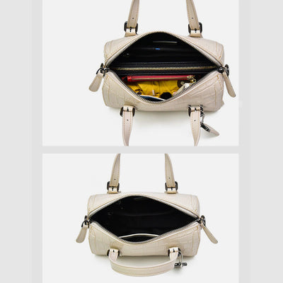 Crocodile Print Leather Handbag Business Commutor Women Crossbody Bag