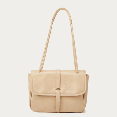 Shoulder Bag For Women Thicken Handle Straps Soft Leather Bag
