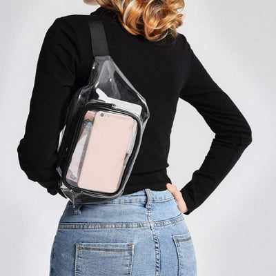 Waist Bag For Women Outdoor Running Fitness Waterproof PVC Bag