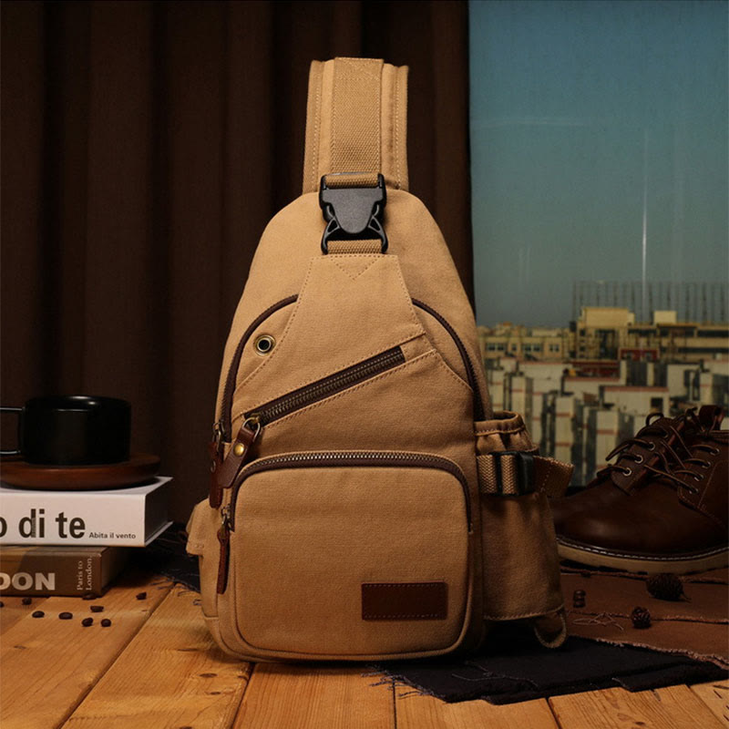 Sling Bag For Men Casual Travel Outdoor Hiking Crossbody Daypack