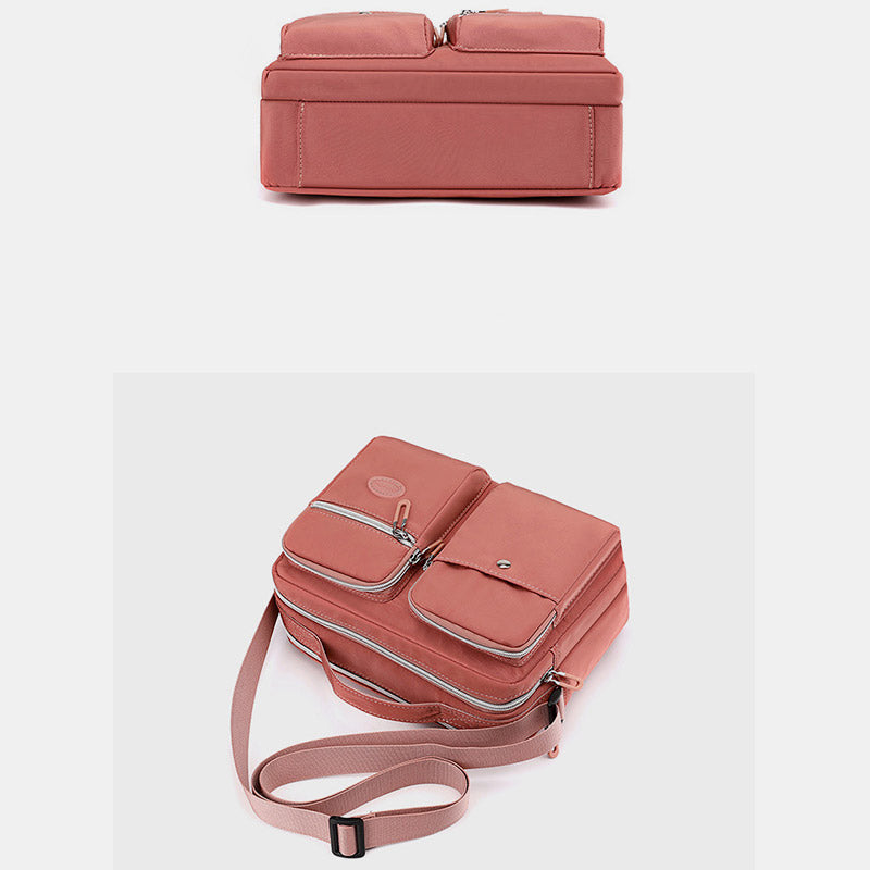 Lightweight Handbag Crossbody Purse Multi Pocket Travel Work Shoulder Messenger Bag