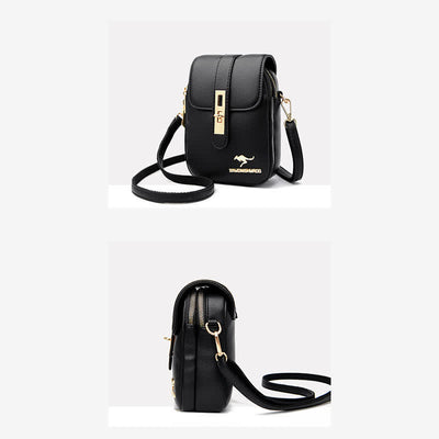 Roomy Cell Phone Purses Leather Small Crossbody Bag Wallet for Women