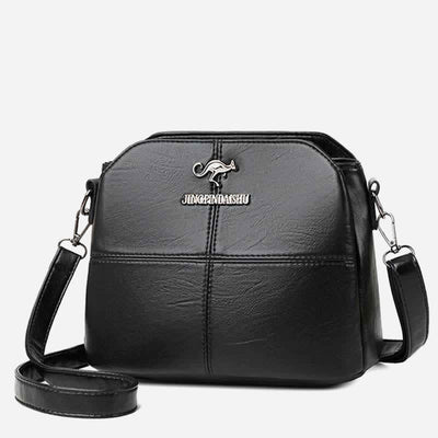 Multi-Compartment Small Casual Faux Leather Crossbody Bag Handbag
