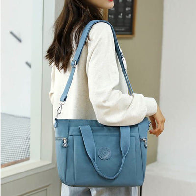 Women Lightweight Waterproof Handbag Multi-Pocket Crossbody Shoulder Bag Purses