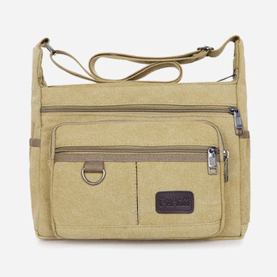Crossbody Bag For Men Vintage Outdoor Canvas Business Shoulder Bag