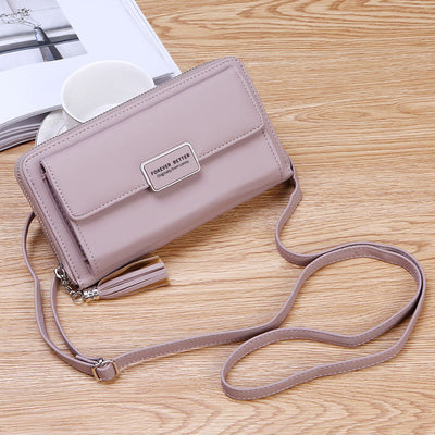 High Capacity Multi-Slot Crossbody Phone Bag