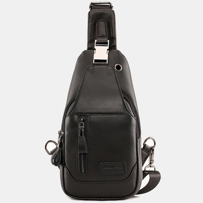 Vintage Genuine Leather Multi-function Sling Bag
