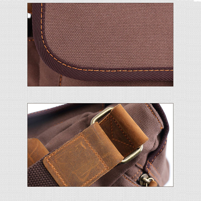 Vintage Large Capacity Canvas Messenger Bag