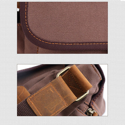 Vintage Large Capacity Canvas Messenger Bag