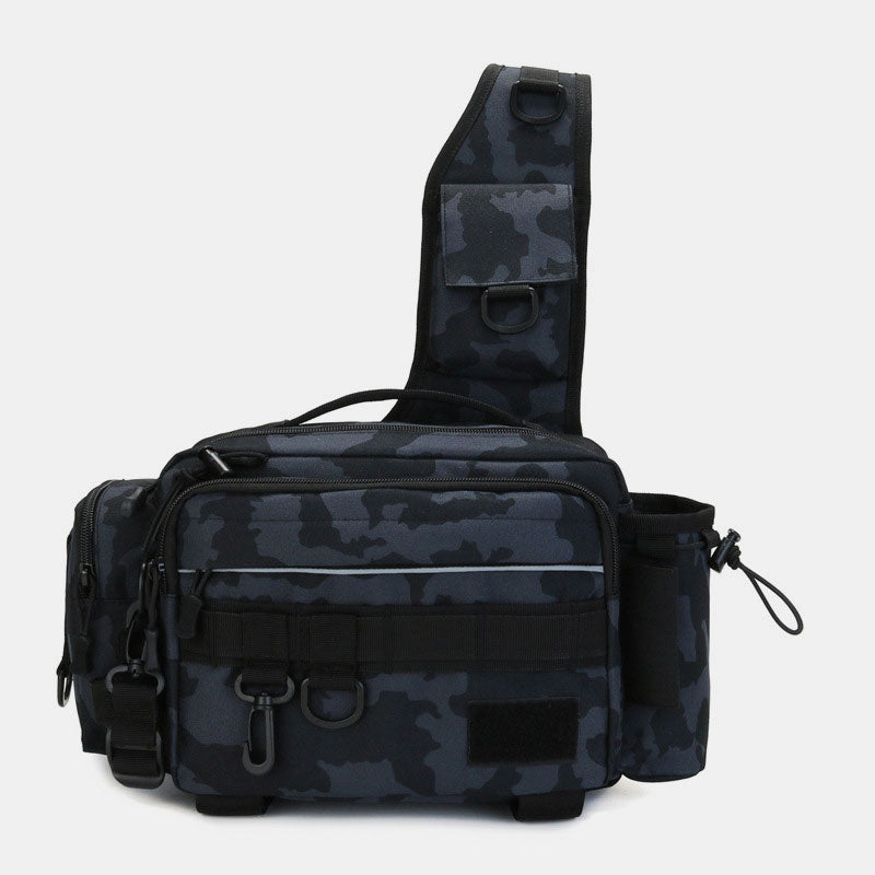 Multifunctional Large Capacity Waterproof Fishing Hiking Waist Bag Crossbody Bag