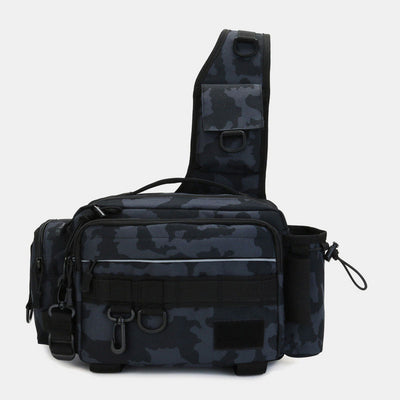 Multifunctional Large Capacity Waterproof Fishing Hiking Waist Bag Crossbody Bag