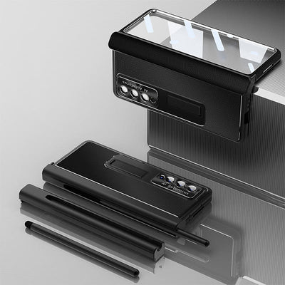 Phone Case For Z Fold 4 Magnetic Hinge Folding Protective Case