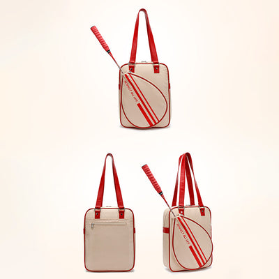 Tennis Racket Shoulder Bag Large Pickleball Sport Tote for Badminton Racquet