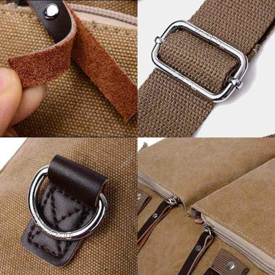 Laptop Tote Bag for Men Women Casual Canvas Work Handbag Purse