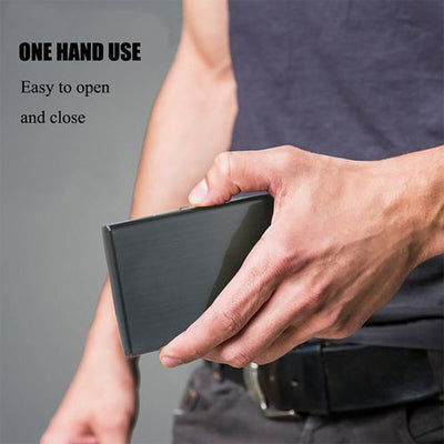 RFID Stainless Steel Slim Credit Card Holder