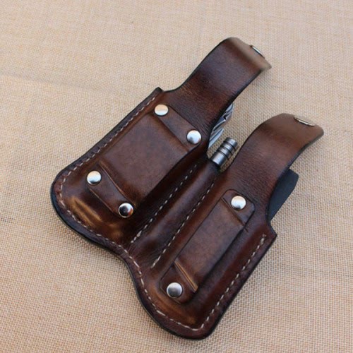 Leather Waist Bag For Women Men Outside The Waistband Carry
