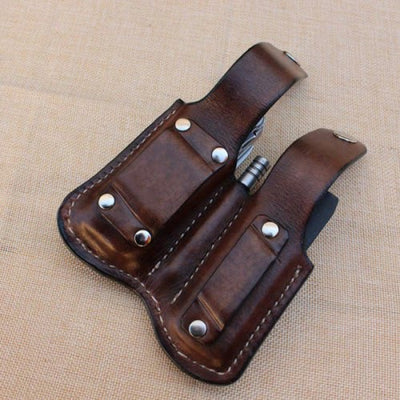 Leather Waist Bag For Women Men Outside The Waistband Carry